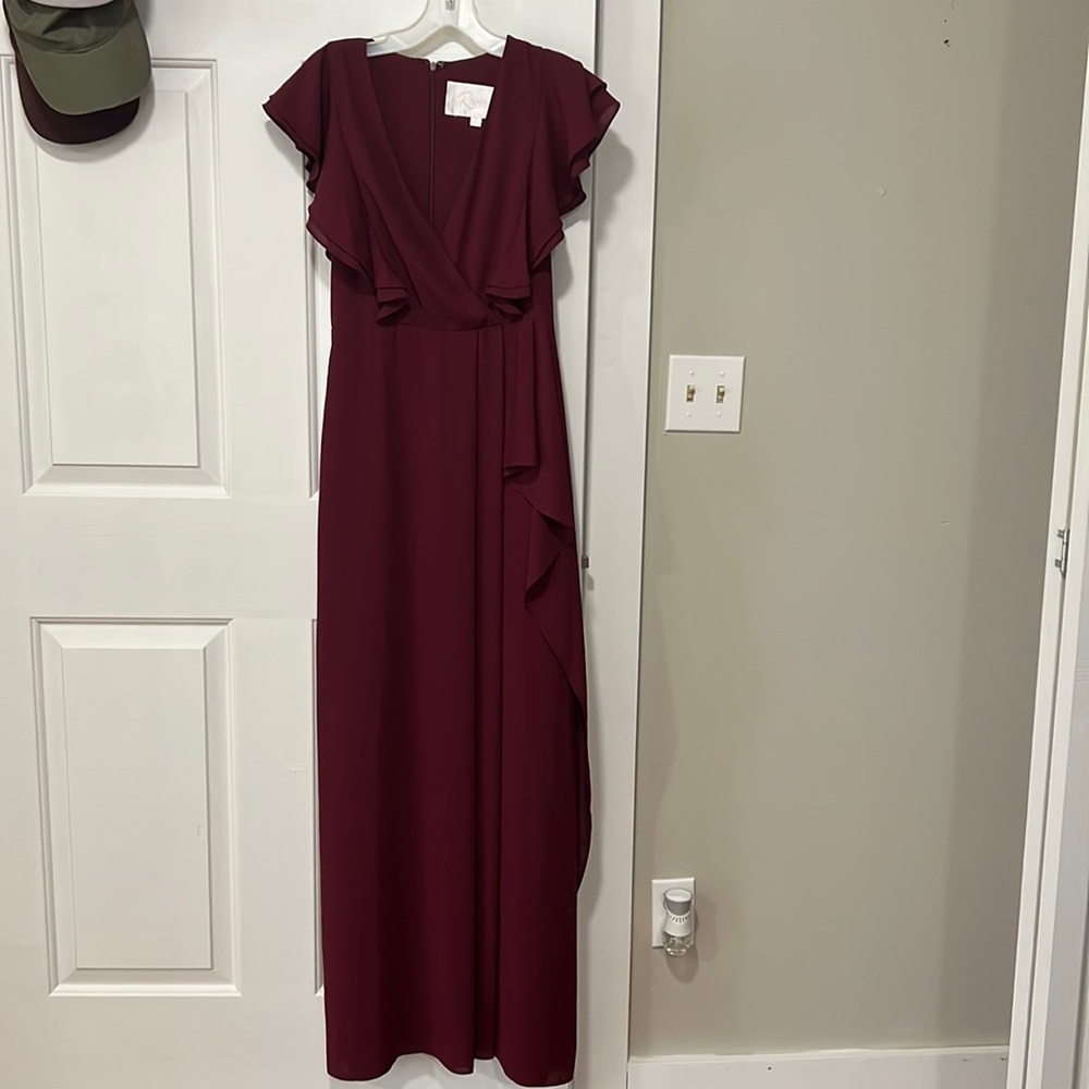 Reverie Flutter Sleeve Maxi Dress